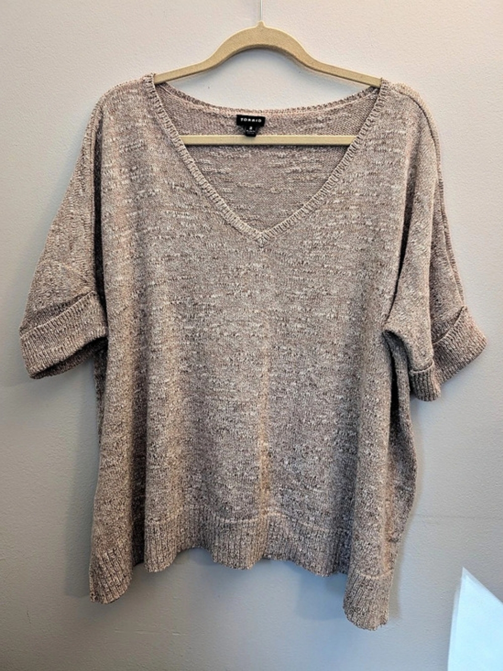 Torrid V-Neck Knit Sweater Size 2